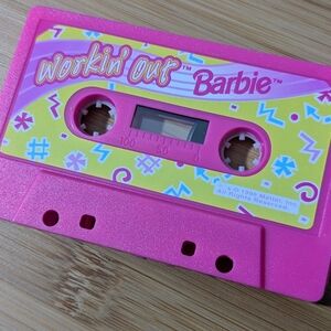 ❤️ 1996 Workin' Out Barbie Mattel cassette tape (Flawed)